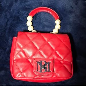 Badgley Mischka red purse